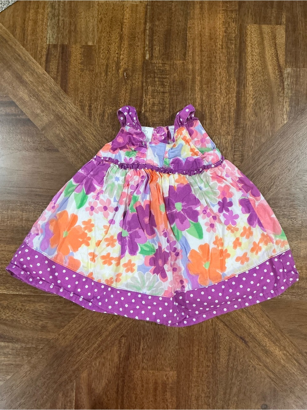 Koala Baby 3-6 Months Purple Floral Summer Dress